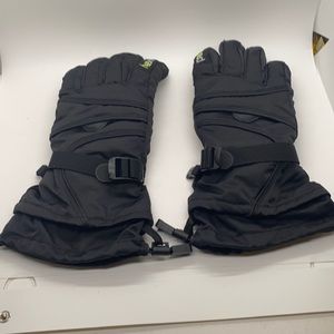 *Like New*HEAD Black XL kids Gloves W/ heat pocket